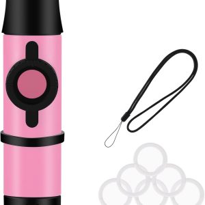 Kazoo with 6 Extra Reeds Each – Colorful Musical Instruments for Classroom, Parties & Beginners – Fun Group Activity, Gift & Favor for All Age Kazoos Funny Musical Gifts for Adults Pink