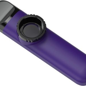 Kazoo Easy to Learn Musical Instruments Colorful Kazoos with 4 Replacement Flutes Diaphragms Lanyard Purple