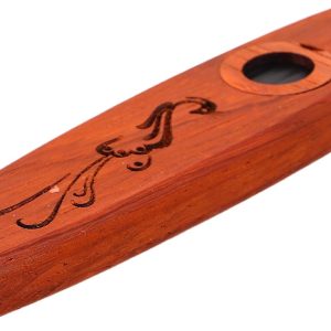Wooden Kazoo Flute for Adults Solid Wood Wind Instrument with Innovative Design Easy to Play for Beginners and Professionals Versatile Music Tool for Folk Country and Performances