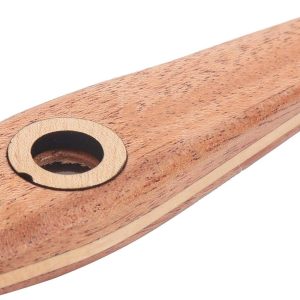 4-Pack Classic Wooden Kazoo Flute Harmonica Diaphragm Mouth Musical Instrument for Guitar Ukulele Easy to Play Gift 4" x 1.2" x 0.4"